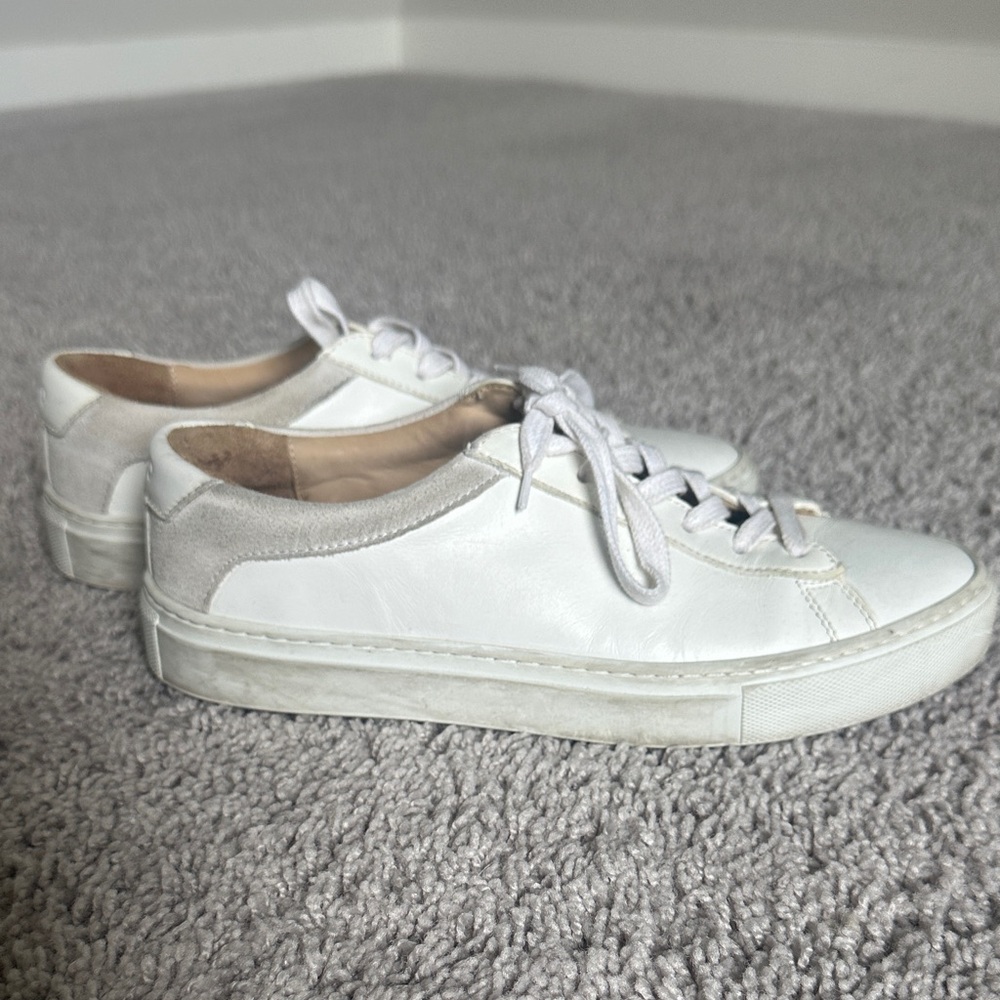 KOIO White and Cream Women's Sneakers
